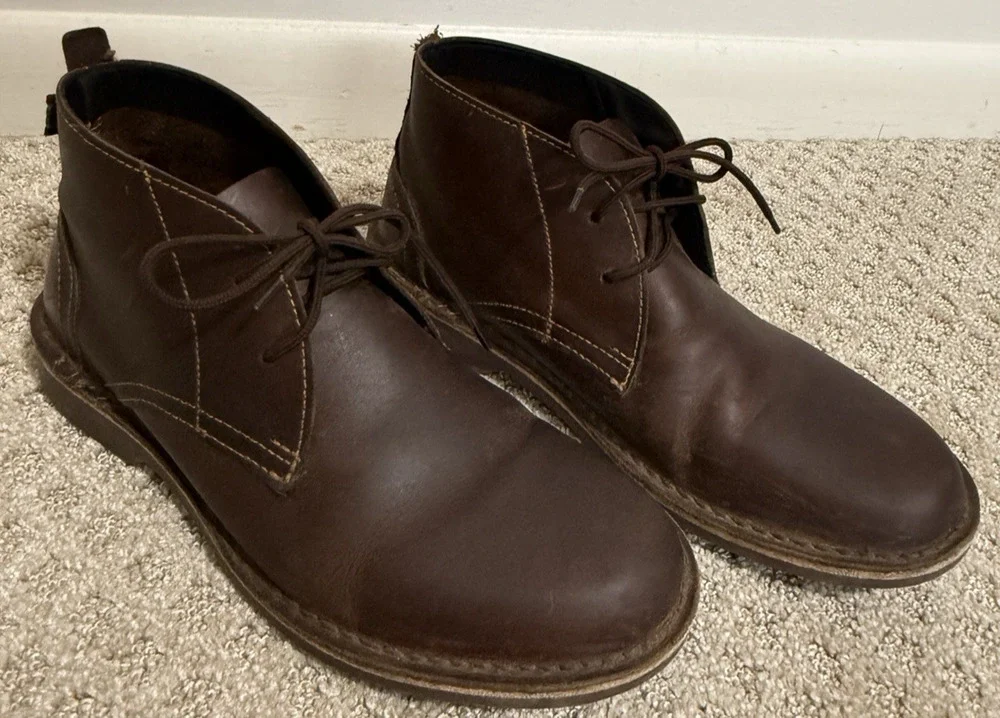 Veldskoen Heritage Mens Brown Leather Chukka Desert Boots Size 7.5 South Africa